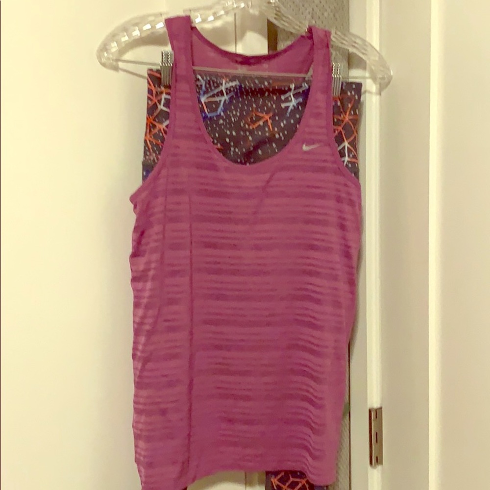 Nike shirt and Zella Capri pant